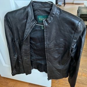 Danier Black Leather Jacket